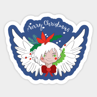 Christmas Angel Sticker